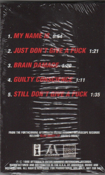 Eminem : Snippets From The Forthcoming Slim Shady LP (Cass, Promo)