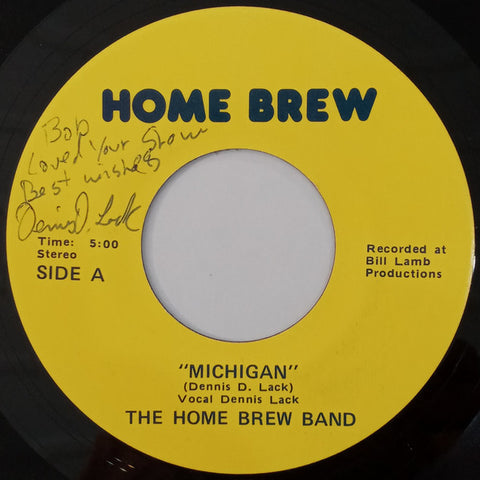 The Home Brew Band : Michigan / I Could Sit (7")