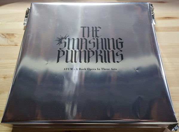 The Smashing Pumpkins : ATUM : A Rock Opera In Three Acts (4xLP, Album, Gre + 5x7", Single, Mono + Box, Ltd, )