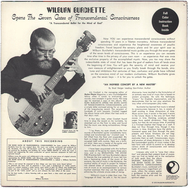 Master Wilburn Burchette : Opens The Seven Gates Of Transcendental Consciousness (LP)