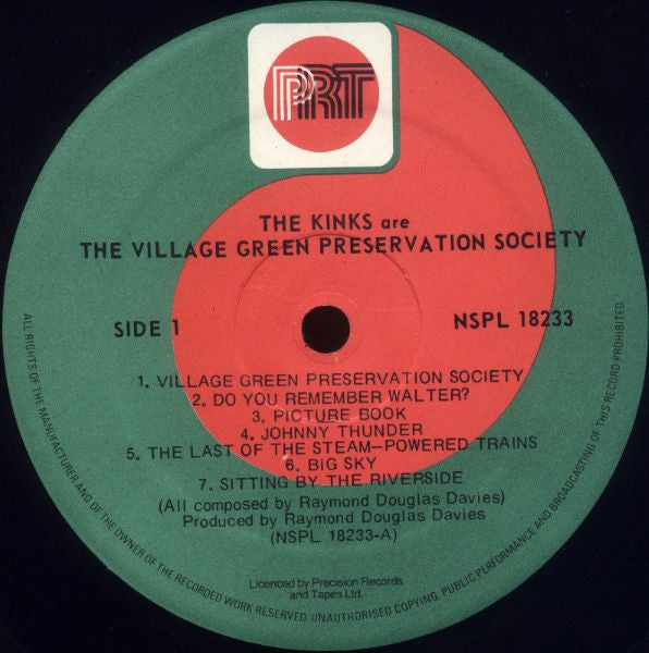 The Kinks : The Kinks Are The Village Green Preservation Society (LP, Album, RE)