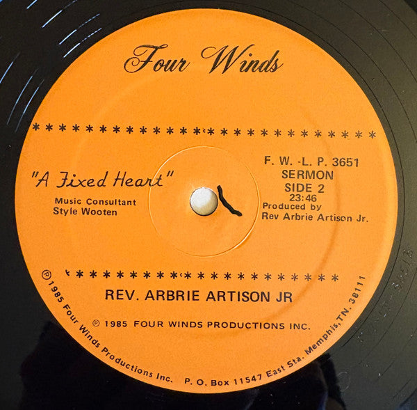 Rev. Arbrie L. Artison Jr, : Power In The Gospel (LP, Album)