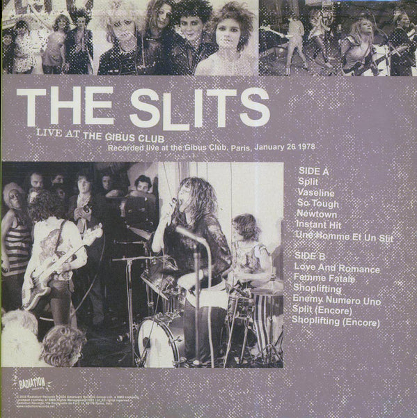 Slits - Live At The Gibus Club LP