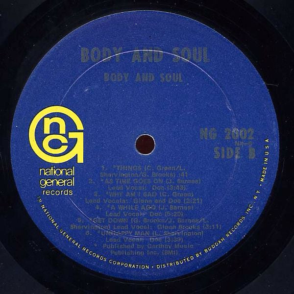Body And Soul (6) : Body And Soul (LP, Album)