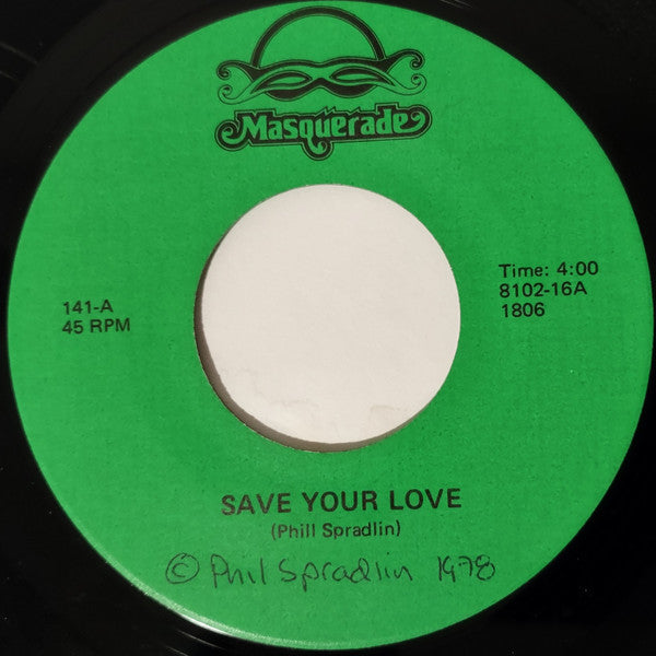 Masquerade (37) : Save Your Love (7")
