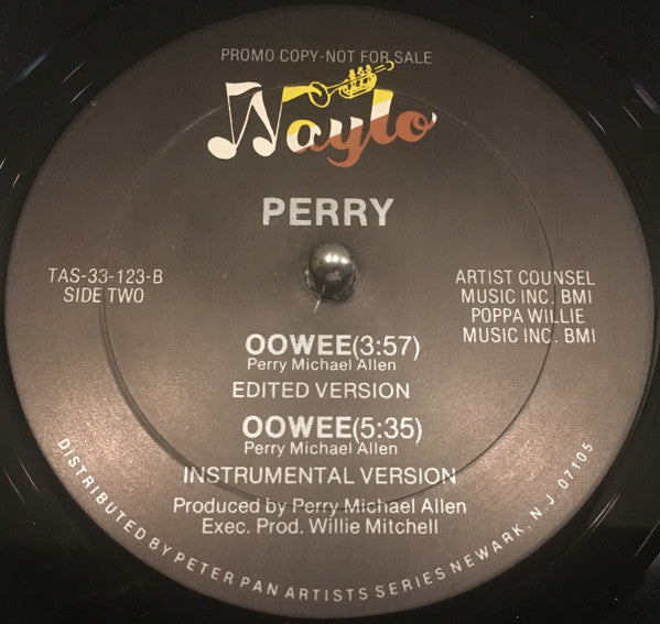 Perry* : Oowee (12", Promo)