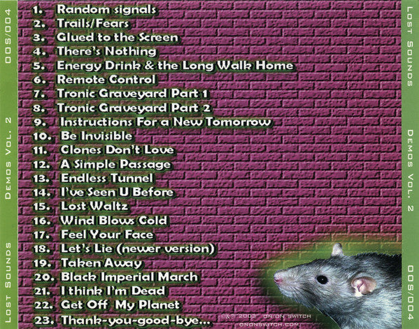 Lost Sounds : Demos II (CD, Album)