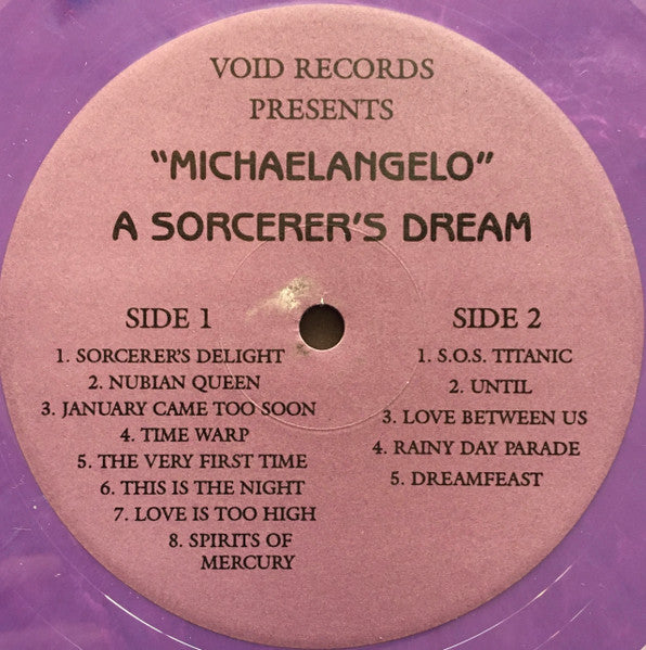 Michael Angelo (5) : A Sorcerer's Dream (LP, Album, Pur)