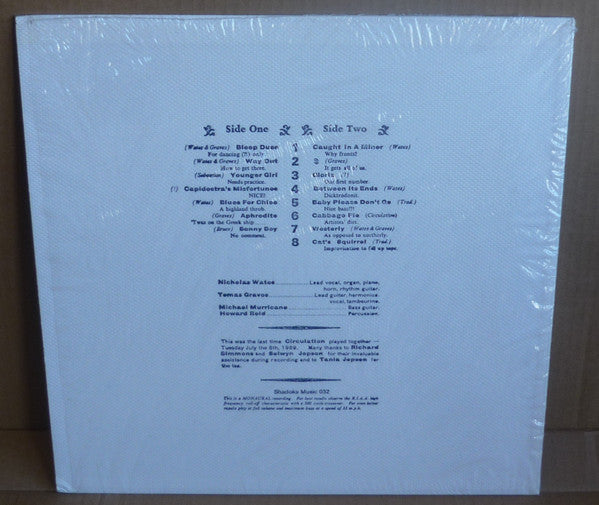Circulation (3) : Tank Tracks (LP, Ltd, RE)