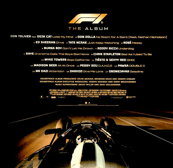 Various : F1 The Album (Music From F1 The Movie) (LP, Album, Ora)