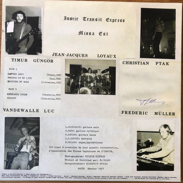 Inscir Transit Express : Missa Est (LP, Album, Ltd, RE)
