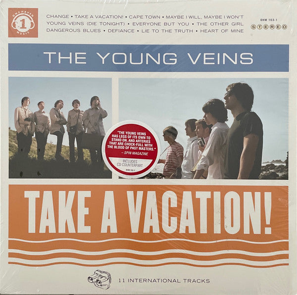 The Young Veins : Take A Vacation! (LP, Album + CD, Album)