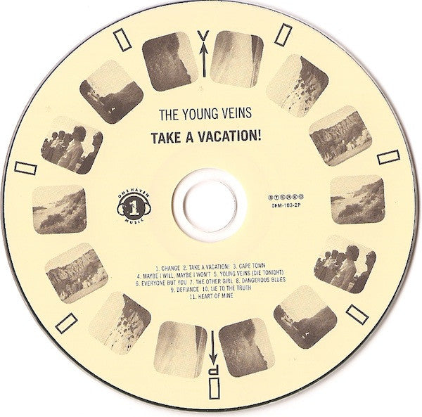 The Young Veins : Take A Vacation! (LP, Album + CD, Album)