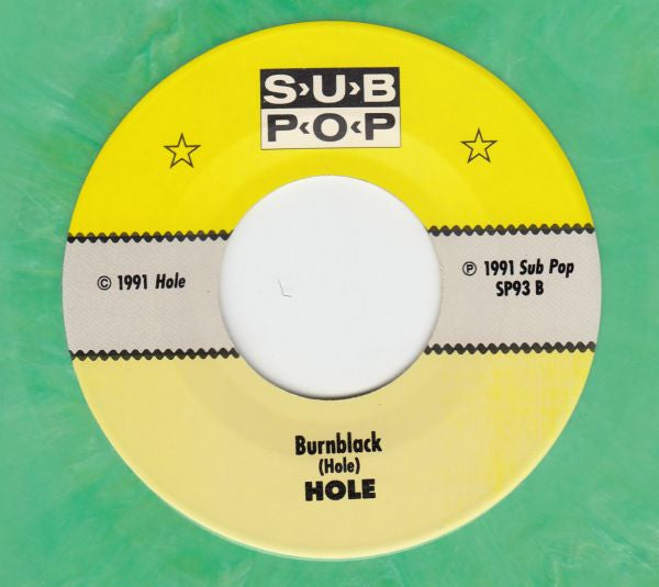 Hole (2) : Dicknail b/w Burnblack (7", Single, RP, Gre)