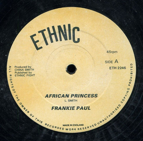 Frankie Paul : African Princess (12")