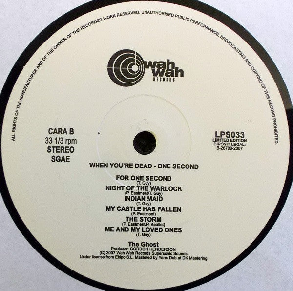 The Ghost (2) : When You're Dead - One Second (LP, Album, RE)