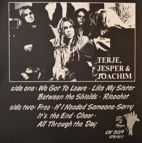 Terje, Jesper & Joachim : Terje, Jesper & Joachim (LP, Album, Ltd, RE)