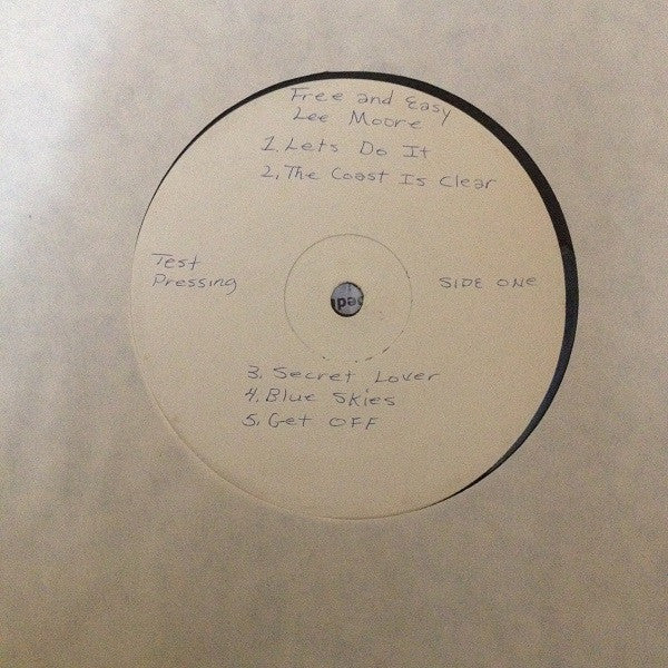 Lee Moore : Free And Easy (LP, TP, W/Lbl)
