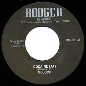 Moloch (9) : Cocaine Katy / The Terrorizing Of Miss Nancy Jane (7")