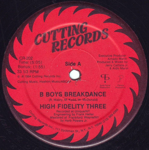 High Fidelity Three : B-Boys Breakdance (12")
