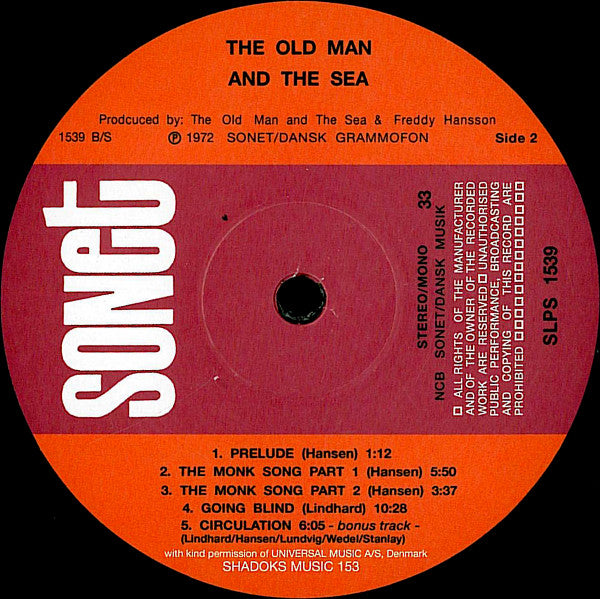 The Old Man & The Sea : The Old Man & The Sea (LP, Album, Ltd, Num, RE)