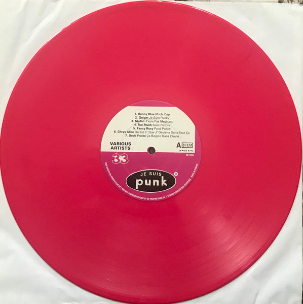 Various : Je Suis Punk (LP, Comp, Unofficial, Pin)
