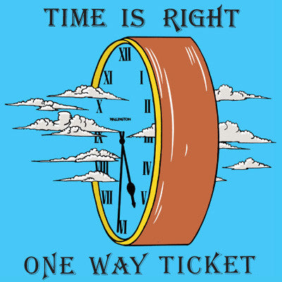One Way Ticket : Time Is Right (LP, Album, RE, RM)