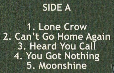 The Lone Crows : The Lone Crows (LP, Album, Ltd, Blu)