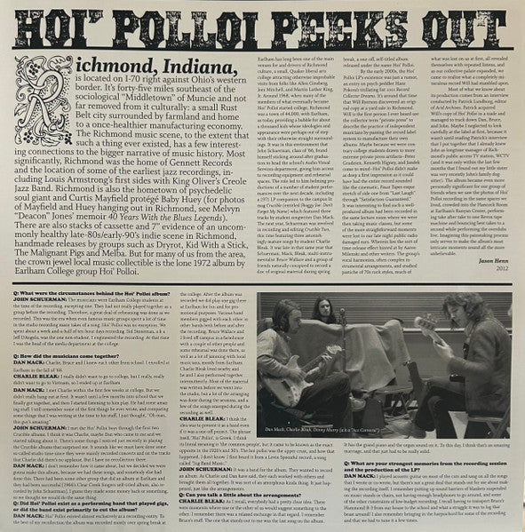 Hoi' Polloi : Hoi' Polloi (LP, Album, RE, RM)