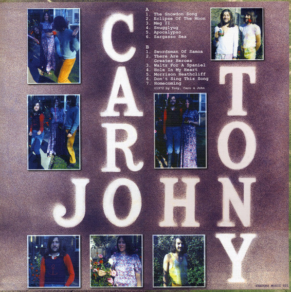 Tony Caro & John* : All On The First Day (LP, Album, RE + 7", Bon)