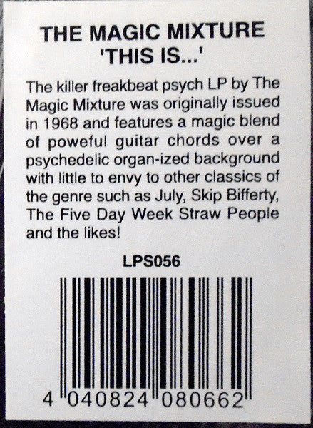 The Magic Mixture : This Is The Magic Mixture (LP, Album, Ltd, RE)