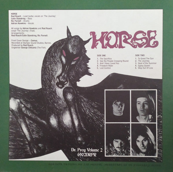 Horse (11) : Horse (LP, Album, Num, RE, Unofficial)