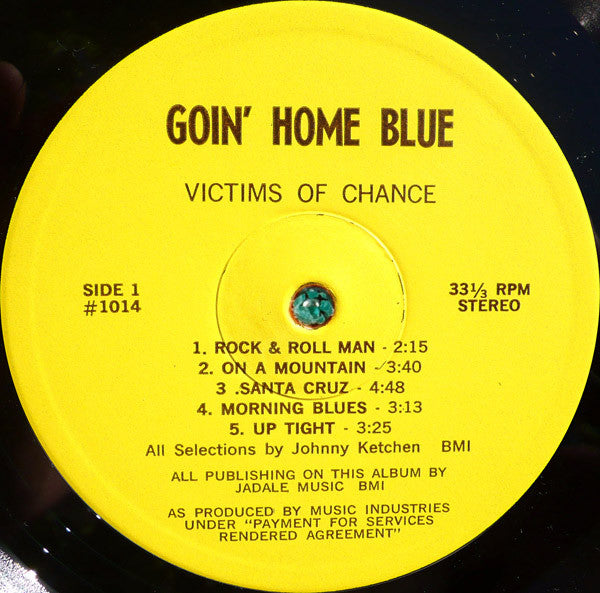 Victims Of Chance* : Goin' Home Blue (LP, Album)
