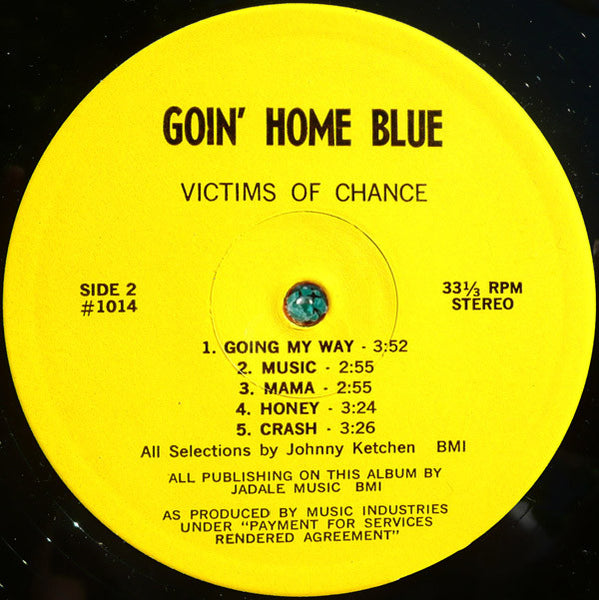 Victims Of Chance* : Goin' Home Blue (LP, Album)