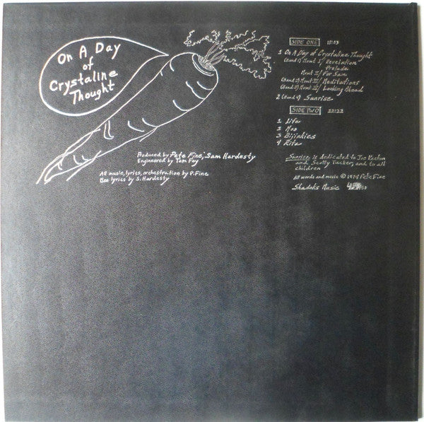 Pete Fine : On A Day Of Crystaline Thought (LP, Album, Ltd, Num, RE)