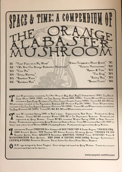 The Orange Alabaster Mushroom* : Space & Time: A Compendium Of (LP, Comp)