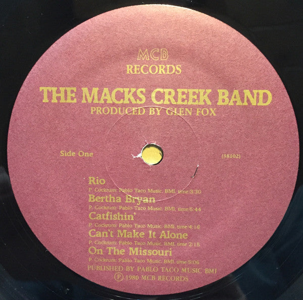 The Macks Creek Band : The Macks Creek Band (LP, Album)