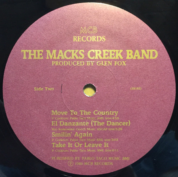 The Macks Creek Band : The Macks Creek Band (LP, Album)