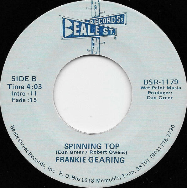 Frankie Gearing : Bluer Than Blue (7")