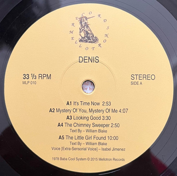 Denis* : Denis (LP, Album, RE)