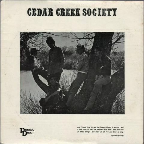 Cedar Creek Society Inc. : Cedar Creek Society (LP, Album)