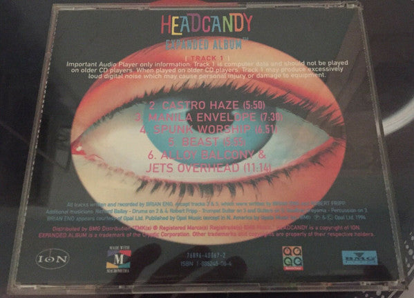 Brian Eno : Headcandy (Expanded Album) (CD-ROM, Album, Win)