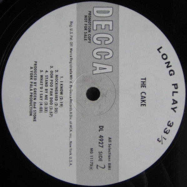 The Cake (2) : The Cake (LP, Album, Mono, Promo)