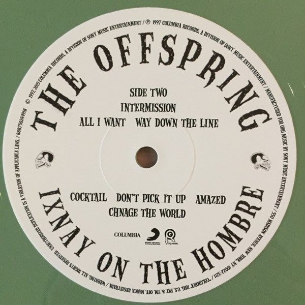 The Offspring : Ixnay On The Hombre (LP, Album, Ltd, M/Print, RE, Gre)
