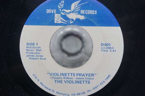 The Violinetts : Violinetts Prayer (7", Single)