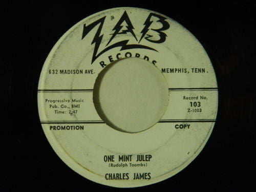Charles James (6) : One Mint Julep (7", Single)