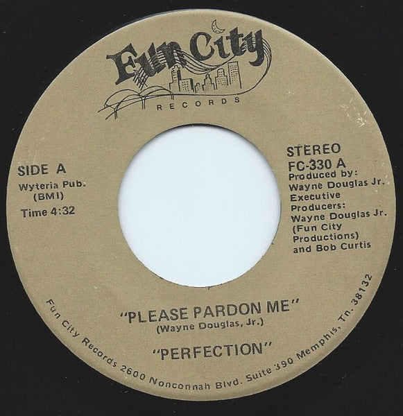 Perfection (6) : Please Pardon Me (7", Single)