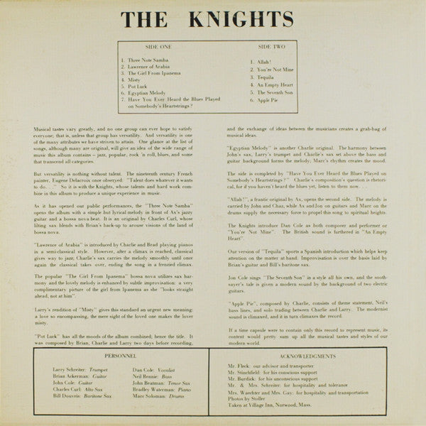 Hermon Knights : Knights Off Campus (LP, Album)