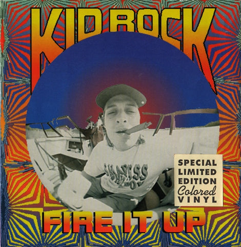 Kid Rock : Fire It Up (7", Single, Yel)