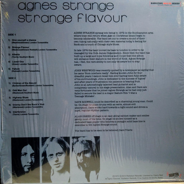 Agnes Strange : Strange Flavour (LP, Album, RE, 180)